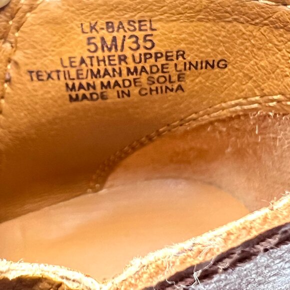 Lucky Brand Womens Size 5 Basel Brown Leather Ankle Boots Booties Shoes‎ - Picture 13 of 15